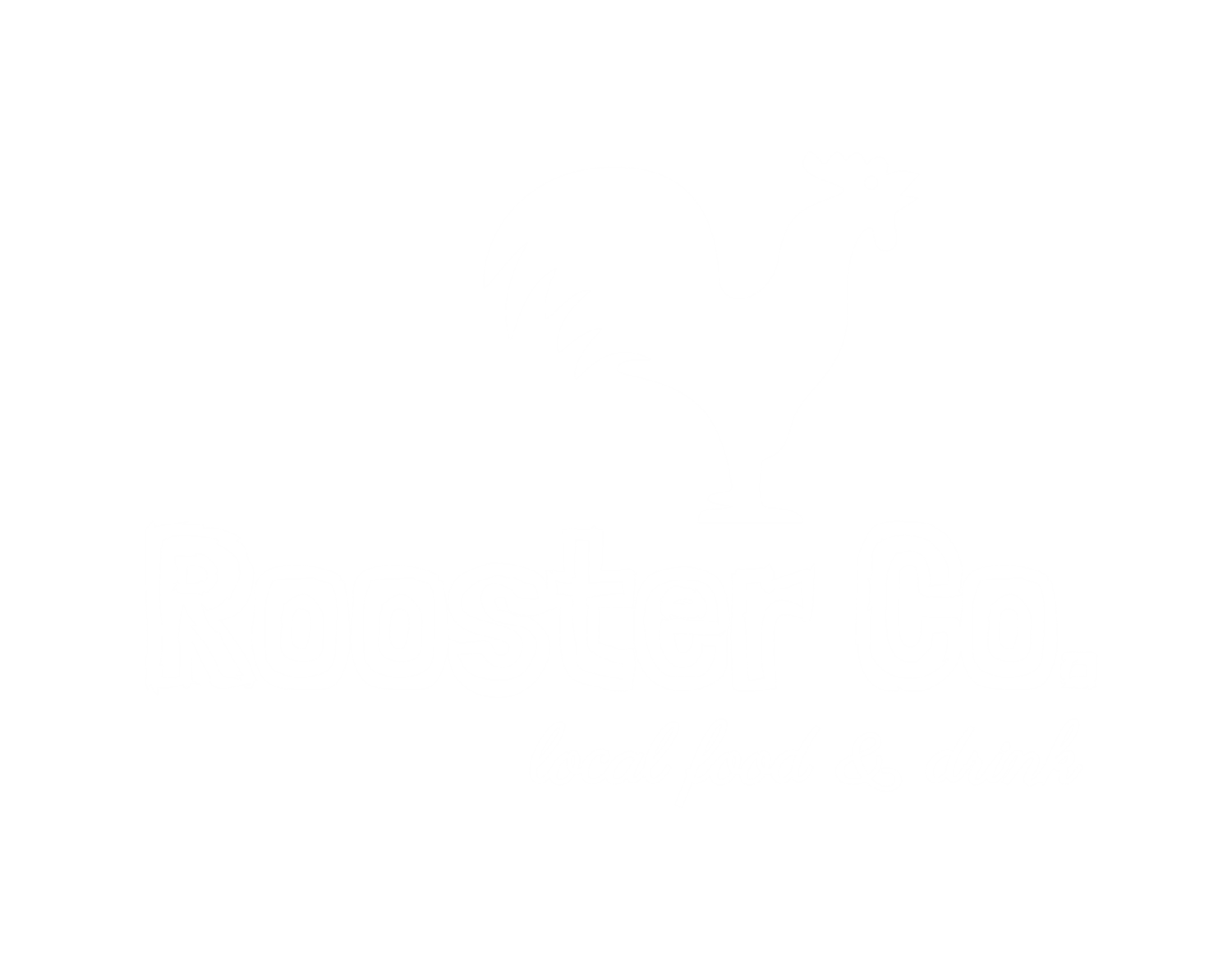 Black and White Rooster Logo - Rooster Co. Rooster Co