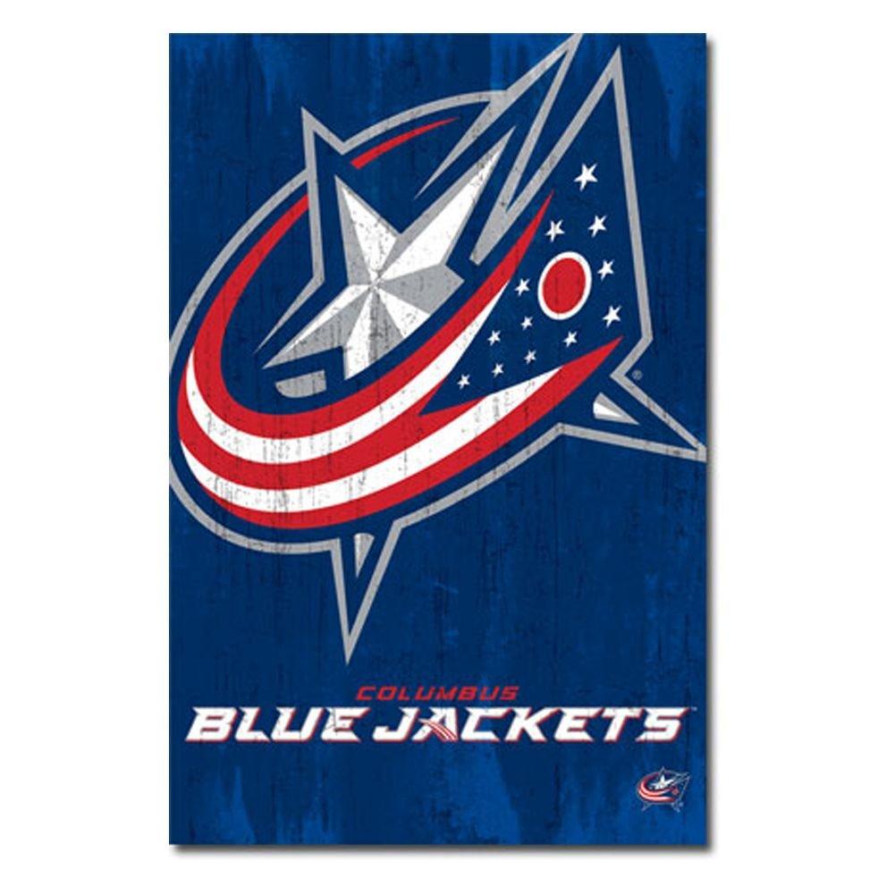 Blue Jackets Logo - Columbus Blue Jackets Logo 13 Wall Poster