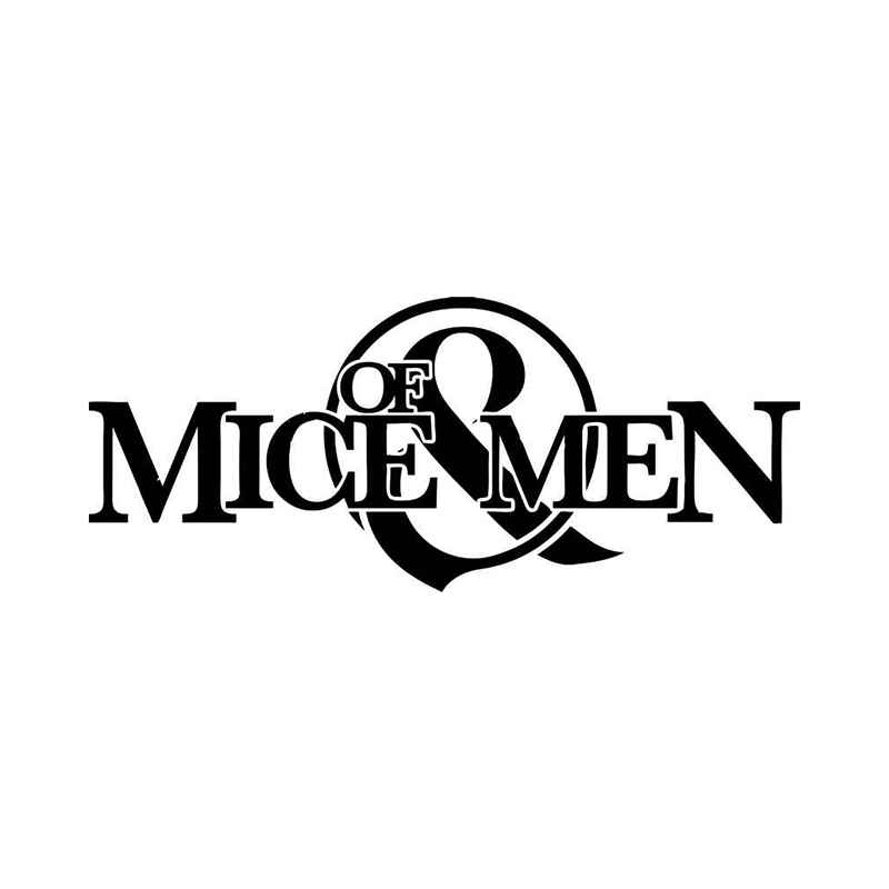 Mice Logo - Of Mice And Men Logo Vinyl Decal Sticker