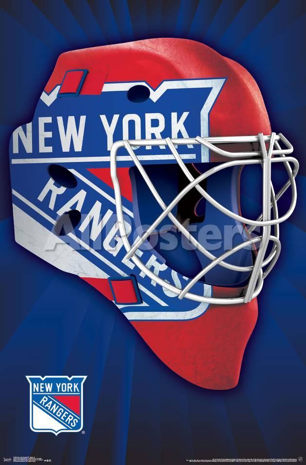 New York Rangers Logo - NHL: New York Rangers- Logo Mask 16 Prints at AllPosters.com