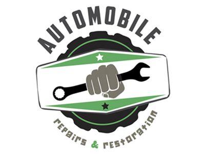 Auto Garage Logo - Auto Repair & Restoration Garage Logo | shop | Pinterest | Garage ...