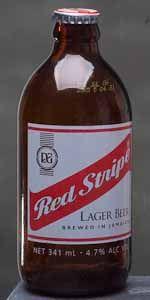 Jamaica Red Stripe Beer Logo - Red Stripe Jamaican Lager. Desnoes & Geddes Limited