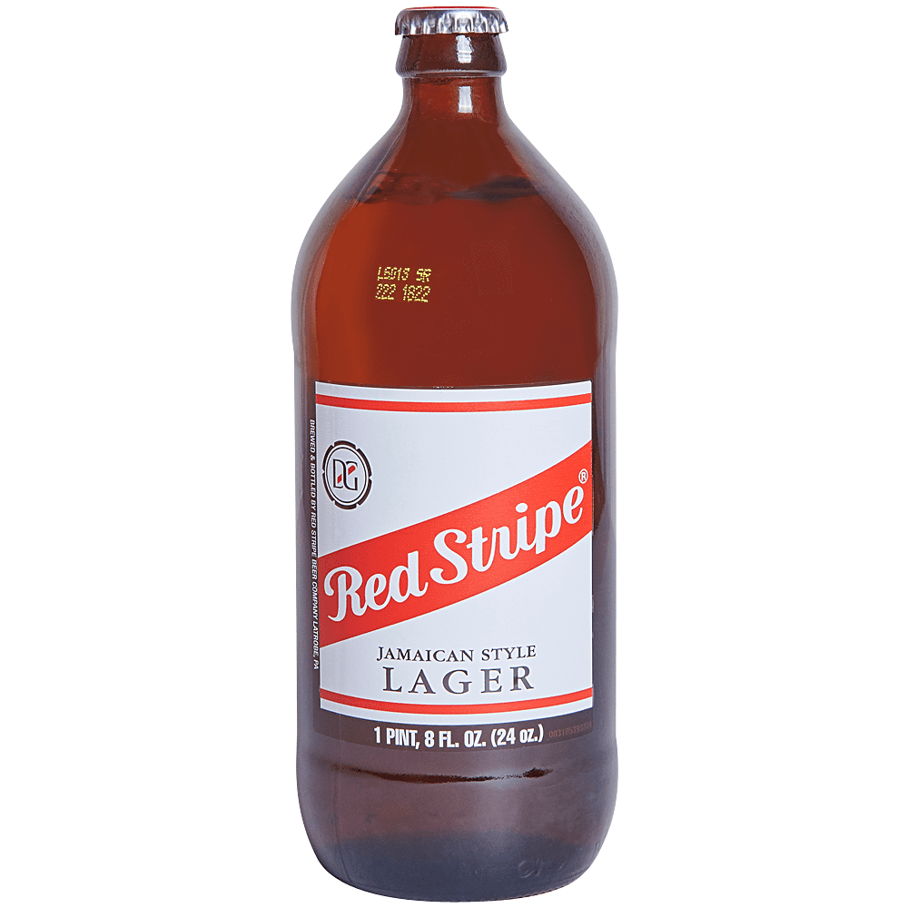 Red Stripe Beer Logo - Applejack - Red Stripe Lager 24 oz Btl
