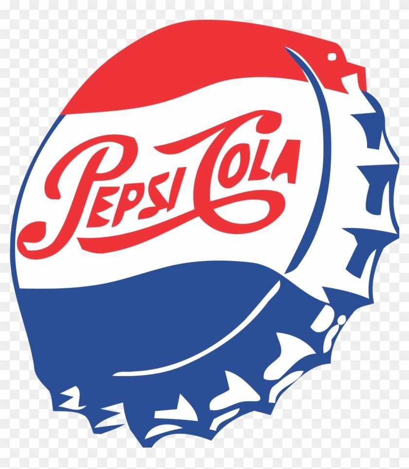 Old Pepsi Cola Logo - Vintage Pepsi Cap Clipart Transparent Png - Pepsi Cola Logo 1950 ...