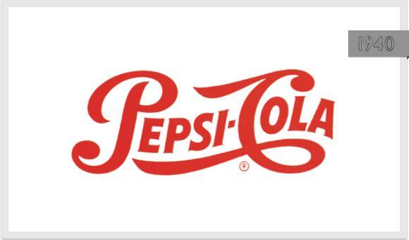 1950s Pepsi Cola Logo - 1950's Pepsi Logo | Typophile