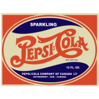 Vintage Pepsi Cola Logo - Pepsi-Cola | Brands of the World™ | Download vector logos and logotypes