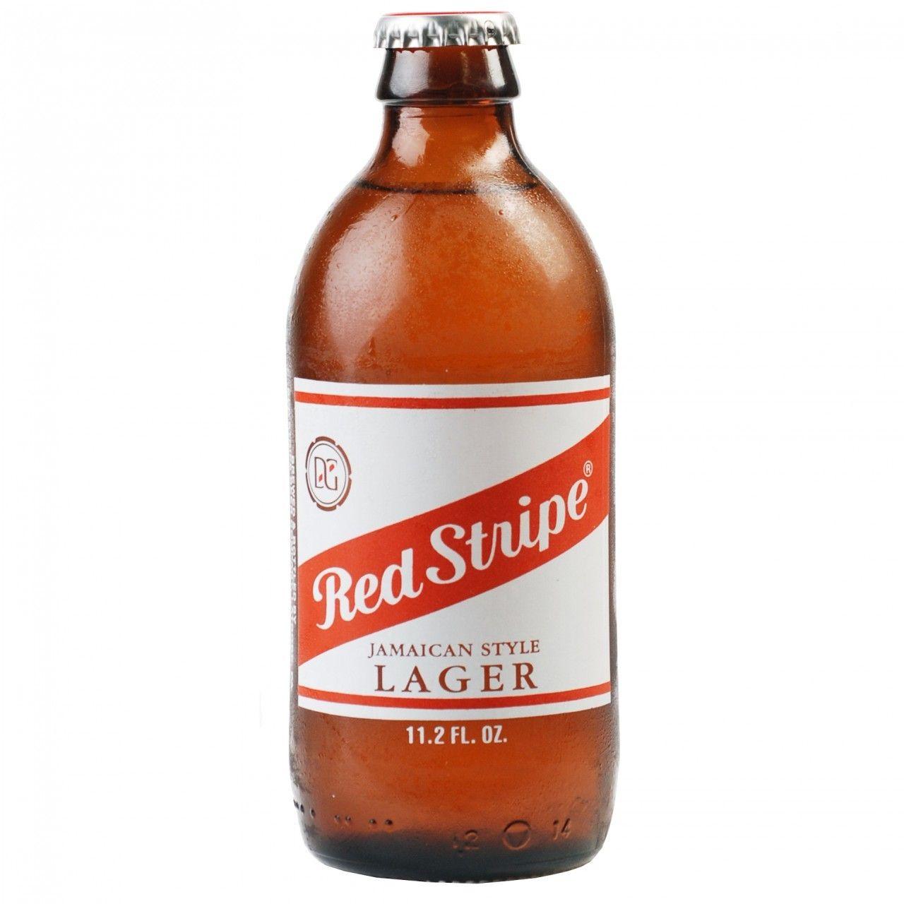 Jamaica Red Stripe Beer Logo - Red Stripe Lager 6 Pack, 11.2oz Bottle Wine & Spirits