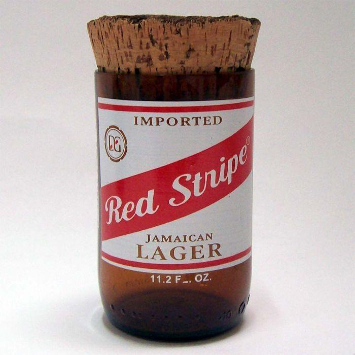 Jamaica Red Stripe Beer Logo - Red Stripe 8 oz. Spice Jar | spices, spice rack, canister, glass ...