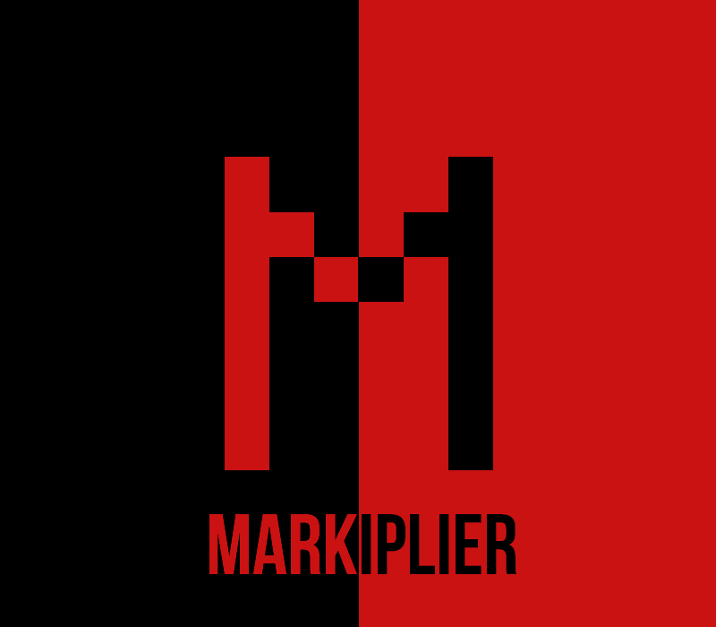 Markiplier Red and Black Logo - My Red and Black Markiplier Logo by Creepypasta81691 on DeviantArt