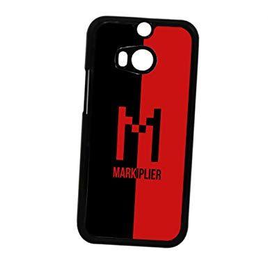 Markiplier Red and Black Logo - My Red And Black Markiplier Logo Case HTC One M8: Amazon.co.uk ...