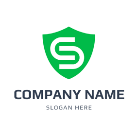 Green Shield with Company Logo - Free Shield Logo Designs. DesignEvo Logo Maker