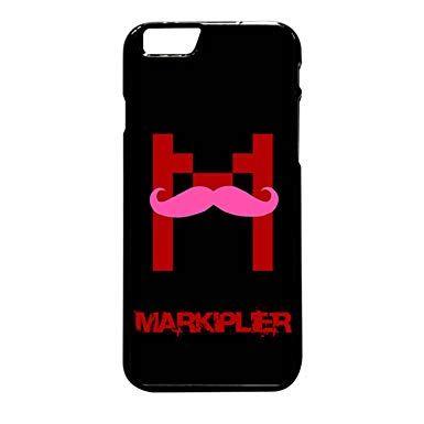 Markiplier Red and Black Logo - Markiplier Logo iPhone 6 Pus/6s Plus Case (Black Plastic): Amazon.co ...