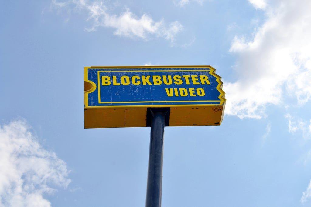 Old Blockbuster Logo - You used to spend hours in Blockbuster on Friday nights picking out