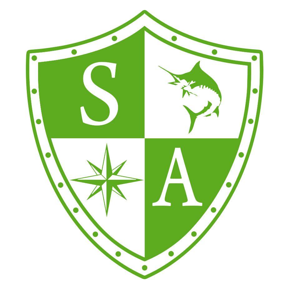 Green Shield with Company Logo - SA Co. Decal | Green Shield - SA Company
