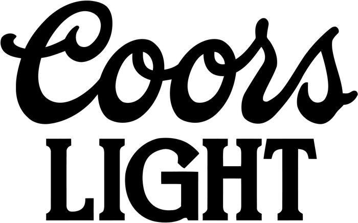 Cors Light Logo - Coors Light Logo Vinyl Decal Sticker