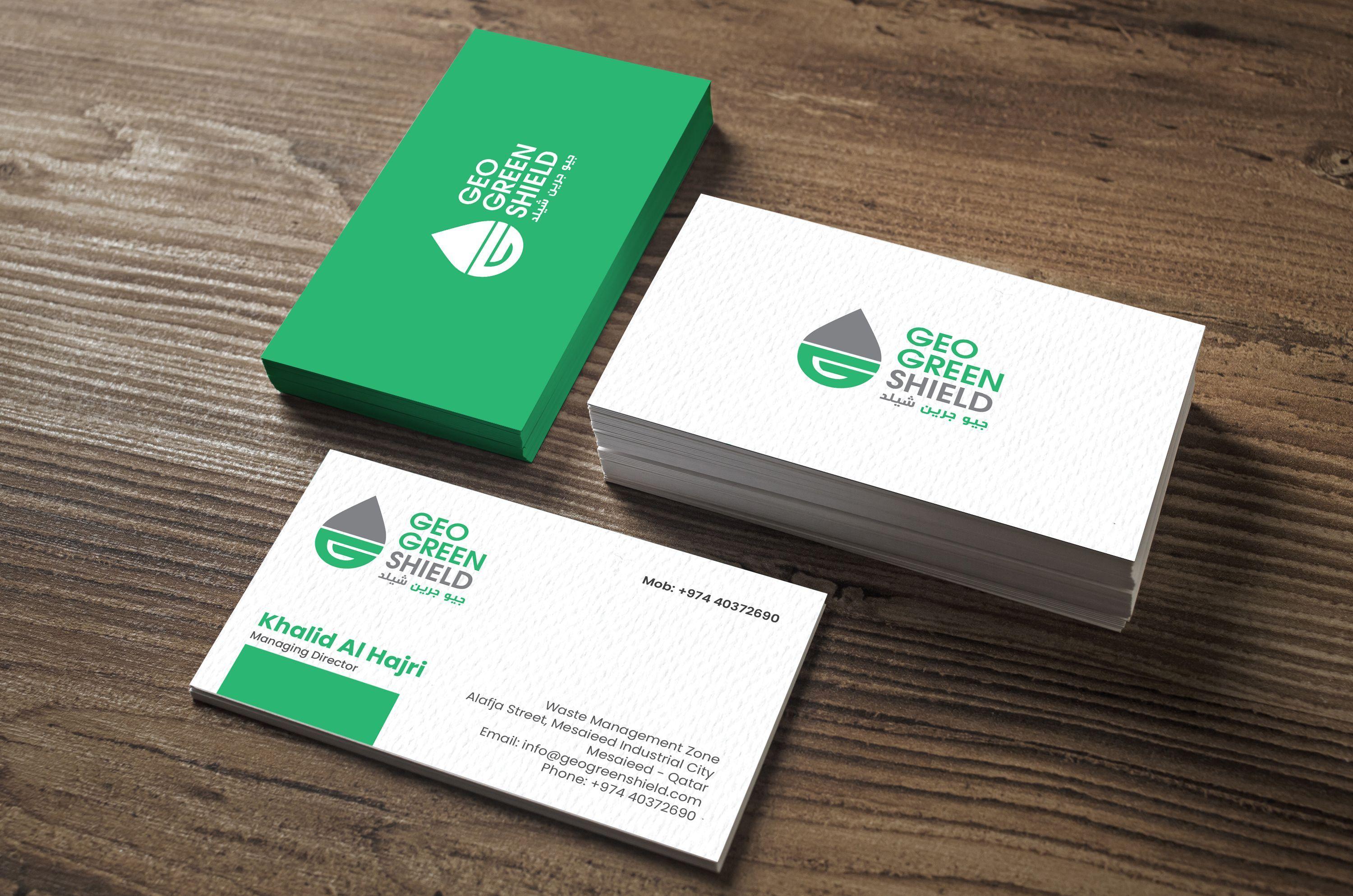 Green Shield with Company Logo - Our new work, Client: GEO GREEN SHIELD Company branding. Logo