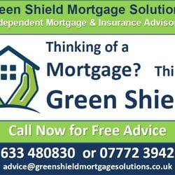 Green Shield with Company Logo - Green Shield Mortgage Solutions Quote Brokers