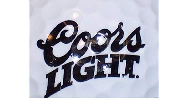 Black Coors Light Logo - Amazon.com : 3 Dozen (Coors Light Black Logo) Titleist Pro V1 /V1x