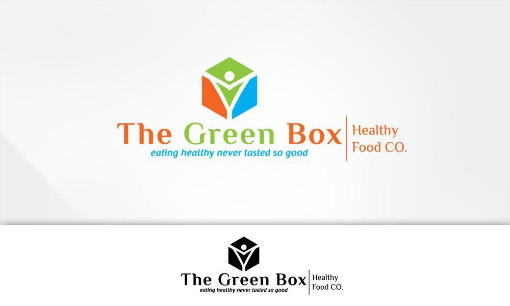 Company with Green Box Logo - Modern, Colorful, Delivery Logo Design for The green box