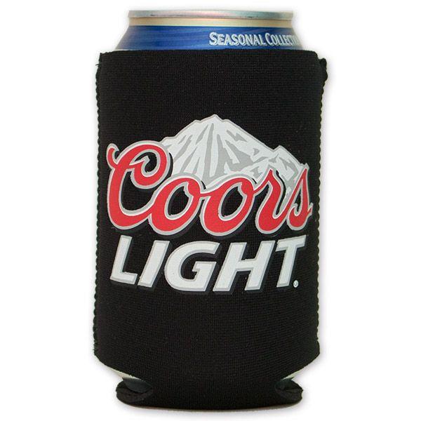 Black Coors Light Logo - Coors Light Logo Can Cooler | WearYourBeer.com