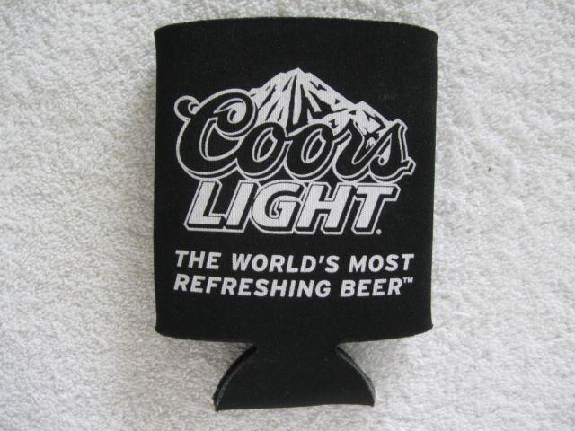 Black Coors Light Logo - Black Coors Light Beer Can Bottle Koozie Cooler The World's Most ...