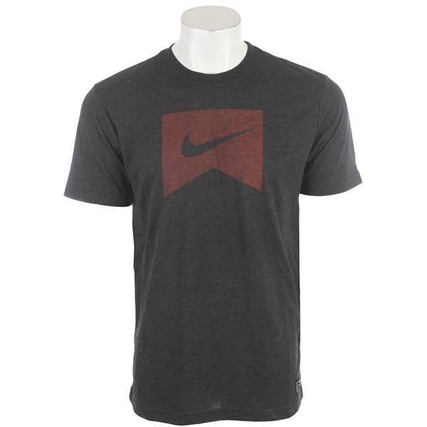 Nike Ribbon Logo - Nike Ribbon Logo Dri Fit Blend T-Shirt