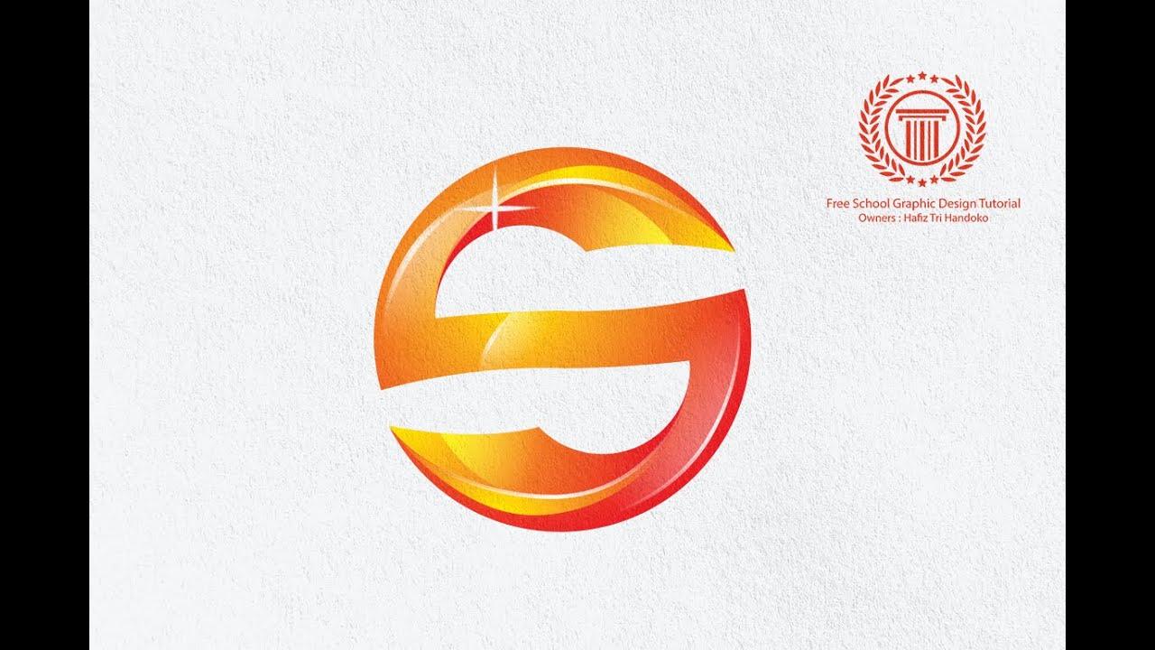 3D Letter S Logo - How to Custom 3D Letter S Logo Design in Adobe illustrator CS6 For ...