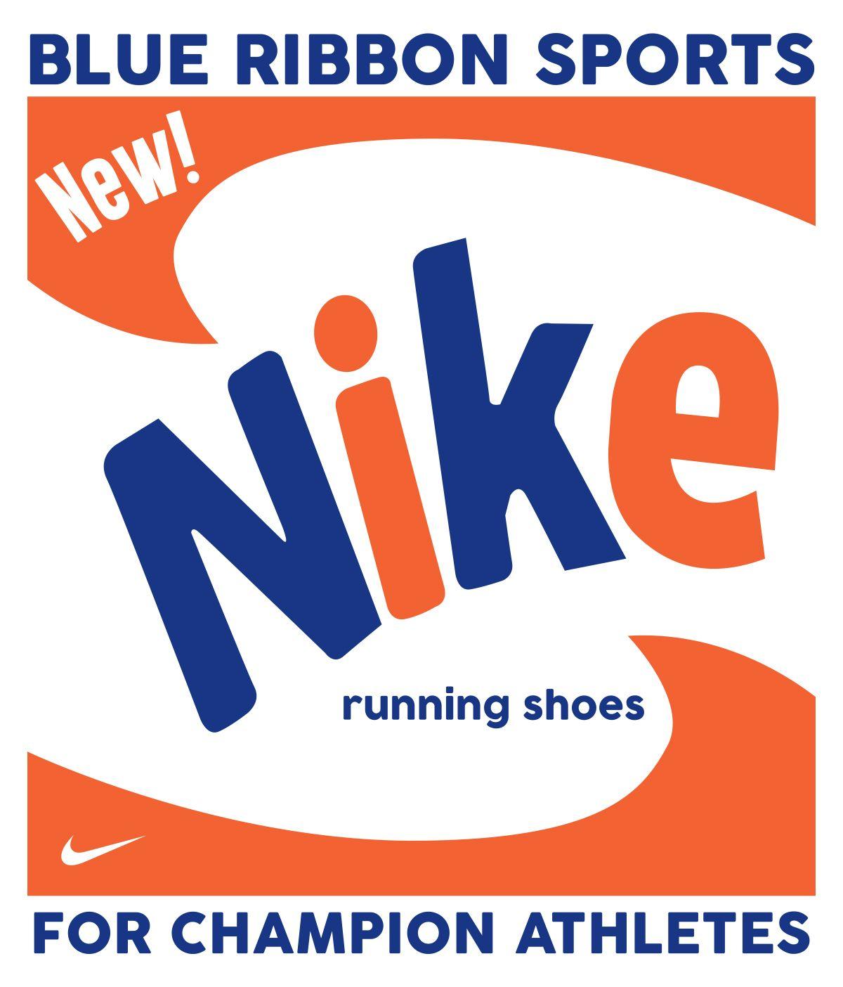 Nike Ribbon Logo - Nike Blue Ribbon Sports. Nike. Nike, Nike Co, Ribbon