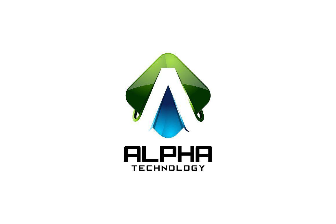 3D Letter S Logo - Alpha Tech - 3D Letter A Logo ~ Logo Templates ~ Creative Market