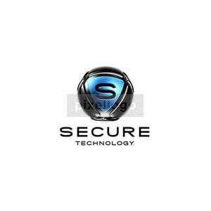 3D Letter S Logo - Secure Technology 3D Letter S Logo in PSD Format