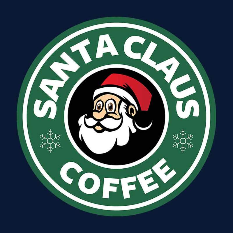 Starbucks Christmas Logo - Christmas Santa Claus Coffee Starbucks Logo. Cloud City 7