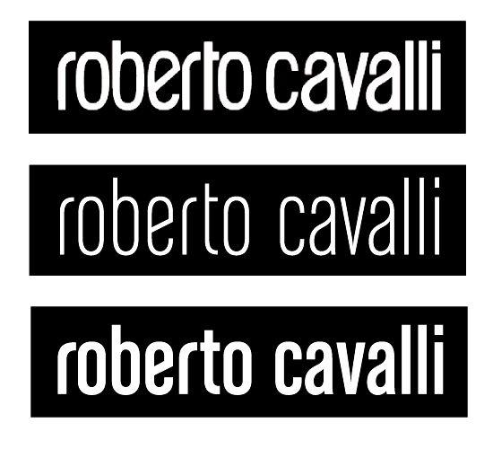 Roberto Cavalli Logo - roberto cavalli logo narrow 70s style sans
