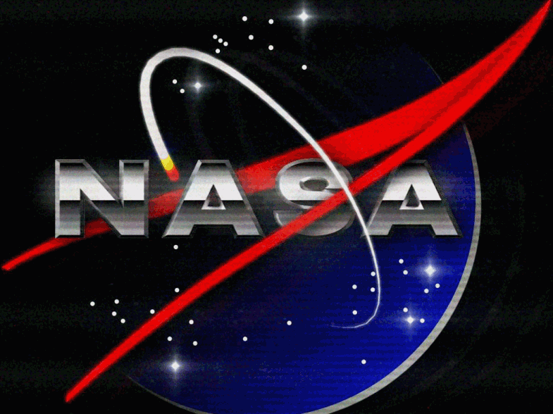 Cool Red and Blue Logo - Super Cool Retro NASA Animated Logo ID