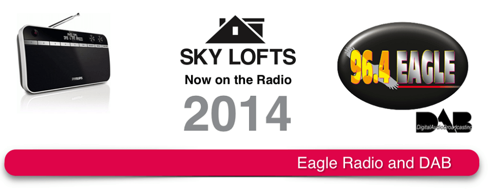 Skylofts Logo - SkyLofts Advertising On DAB Eagle Radio - SkyLofts