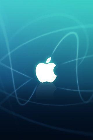 Bing Teal Logo - teal apple logo image. Blue Wallpaper!