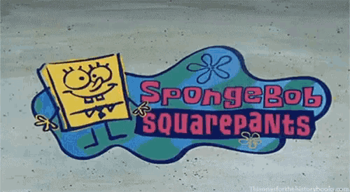 Spongebob Logo - Spongebob Squarepants Title GIF - SpongebobSquarepants Title Logo -  Discover & Share GIFs