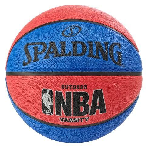 Red and Blue Ball Logo - Spalding Varsity 29.5 Basketball