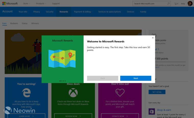 Microsoft Rewards Logo - Microsoft Rewards launches in the UK - Neowin