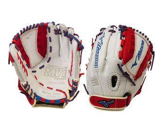 Red Blue and White Softball Logo - Mizuno MVP Prime 12 inch Softball Glove