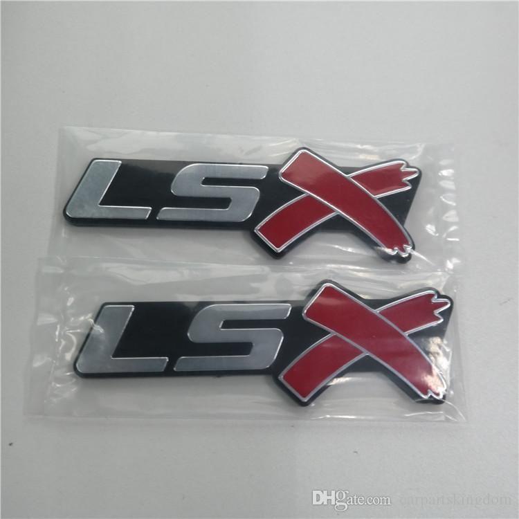 Custom Chevy Logo - Custom For GM Chevy LSX Chrome & Red Emblems Badge Camaro Corvette ...