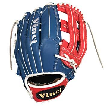 Red Blue and White Softball Logo - Amazon.com : Vinci Limited 13 Softball Baseball Glove Red, White