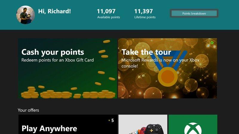 Microsoft Rewards Logo - Microsoft Rewards app launches for everyone on Xbox One | Windows ...