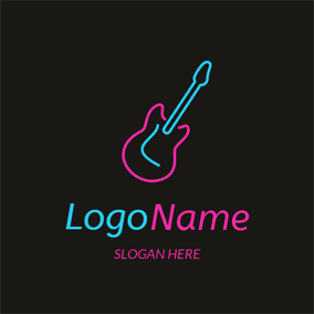 Cool Red and Blue Logo - Free Music Logo Designs. DesignEvo Logo Maker