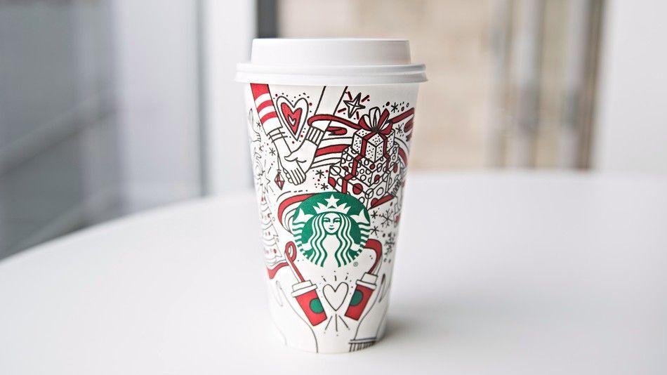 Starbucks Christmas Logo - Starbucks ends 'War on Christmas' with new holiday cup