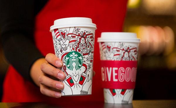 Starbucks Christmas Logo - Starbucks Is Criticized for Its Holiday Cups. Yes, Again. New