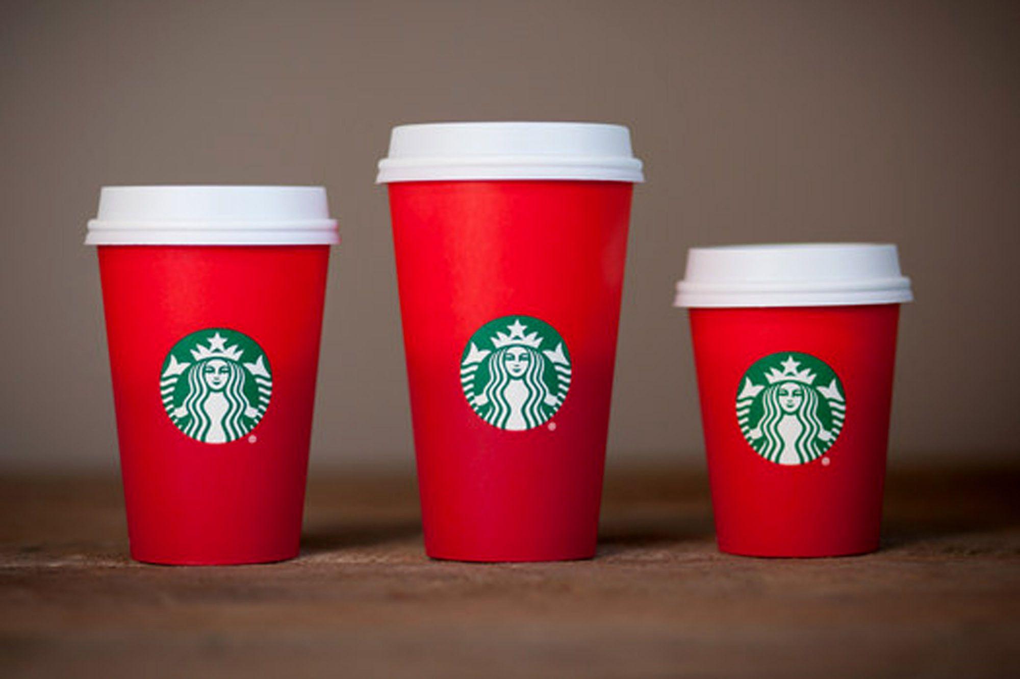 Starbucks Christmas Logo - Christian group slams Starbucks holiday cup as 'war on Christmas'