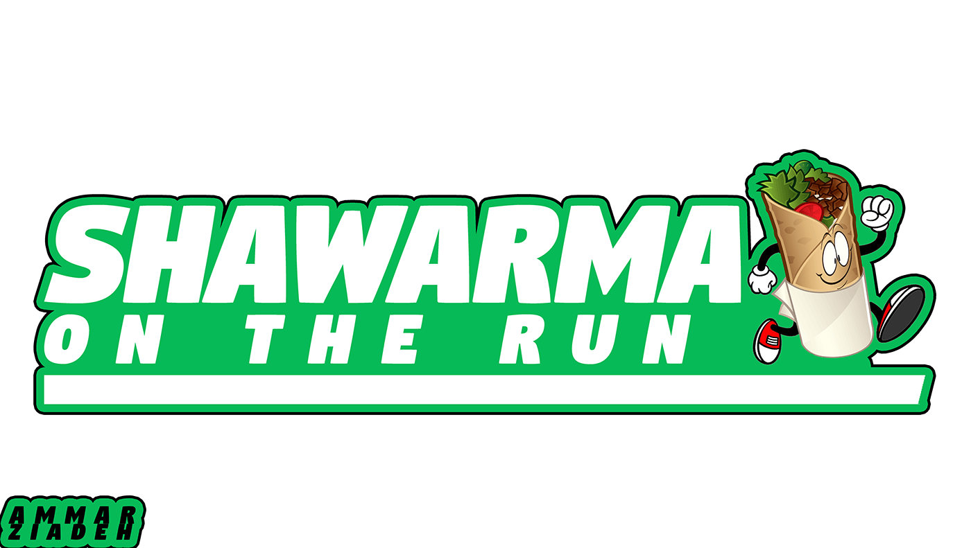On the Run Logo - Shawarma on the run logo