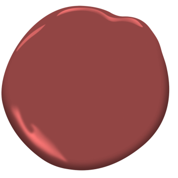 Red Maple Leaf Red Circle Logo - Maple Leaf Red 2084-20 | Benjamin Moore