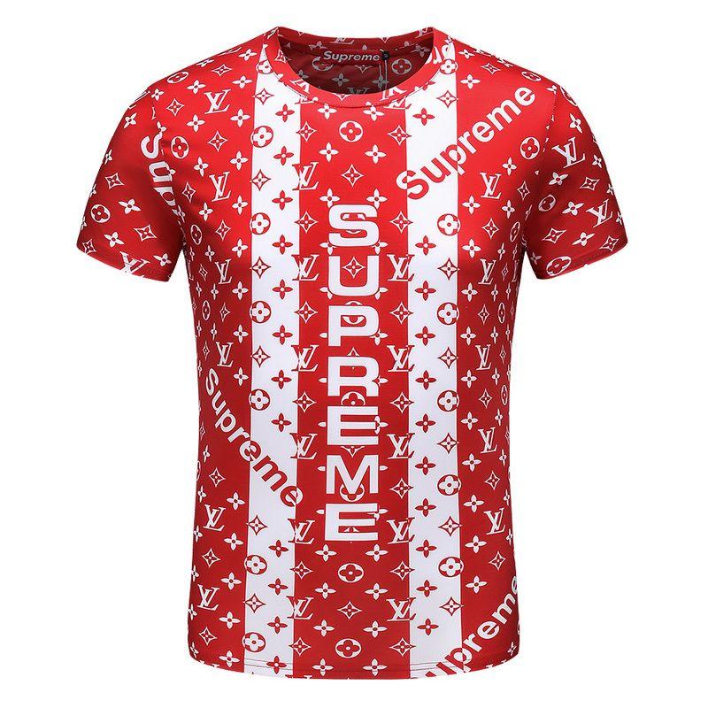 Find more Mens Louis Vuitton  Supreme Red Tshirt Large Brand New for sale  at up to 90 off