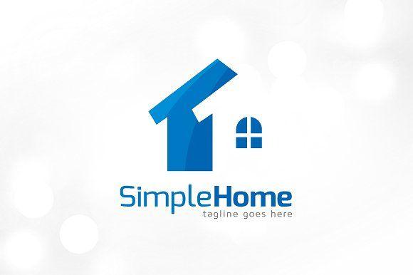 Home Logo - Simple Home Logo Template ~ Logo Templates ~ Creative Market